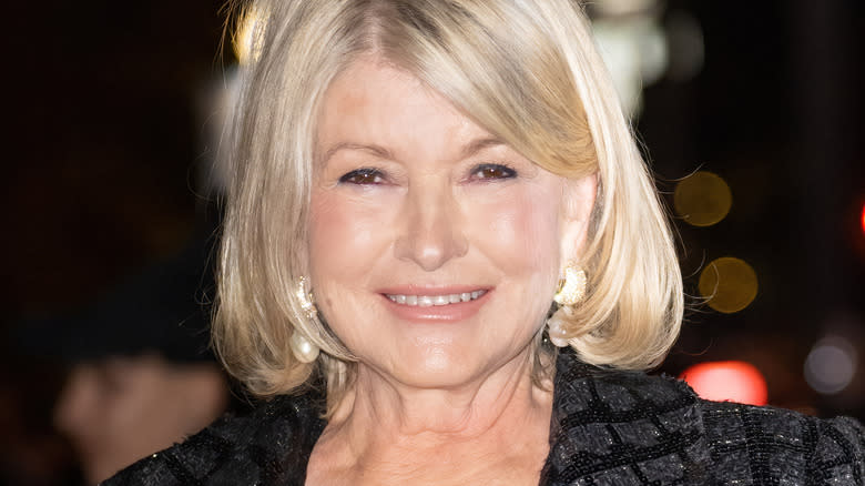 Martha Stewart poses at event 