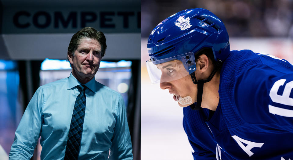 Stories about Mike Babcock's questionable coaching tactics through his NHL head coaching career continue to surface since his firing, including one story involving Mitch Marner. (Getty Images)