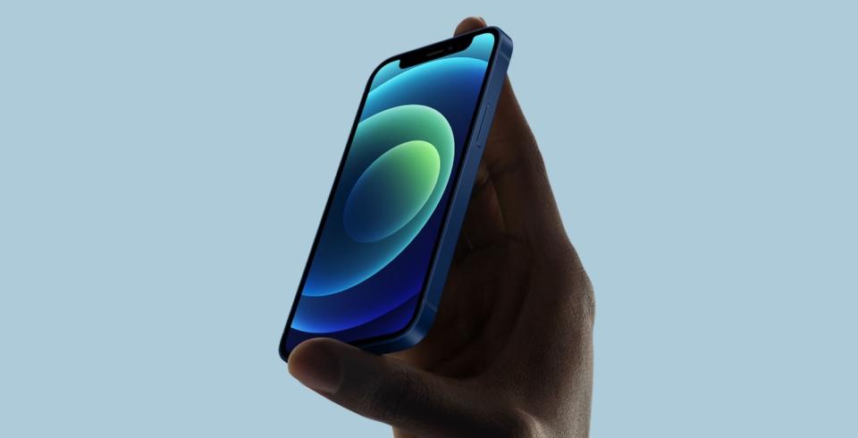 分析師預測iPhone 12 mini可能在今年第二季停產，成為蘋果史上最短命的機款。   圖：取自官網