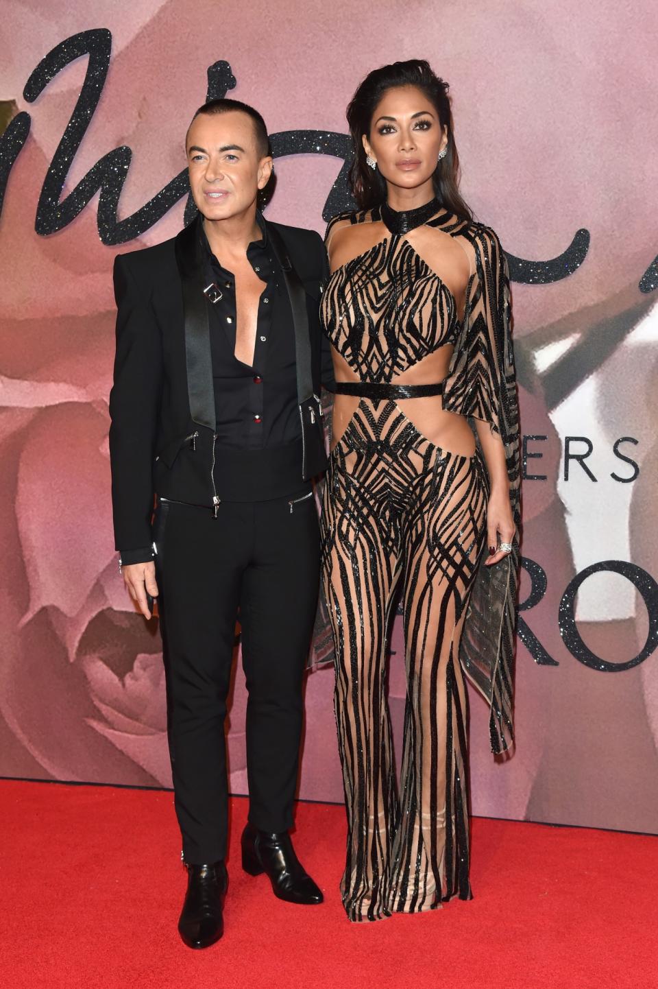 Nicole Scherzinger and Julien Macdonald