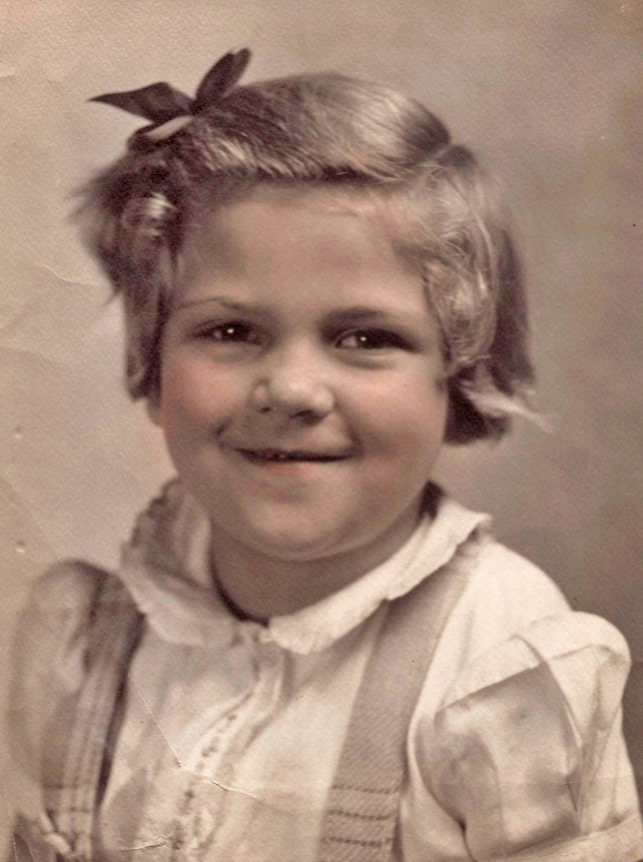 Little Johnette “Inky” Eckstine smiles in this photo probably taken sometime in the 1940s. Her nickname was transferred by her dad from the black pig the family kept at their Hagerstown home.