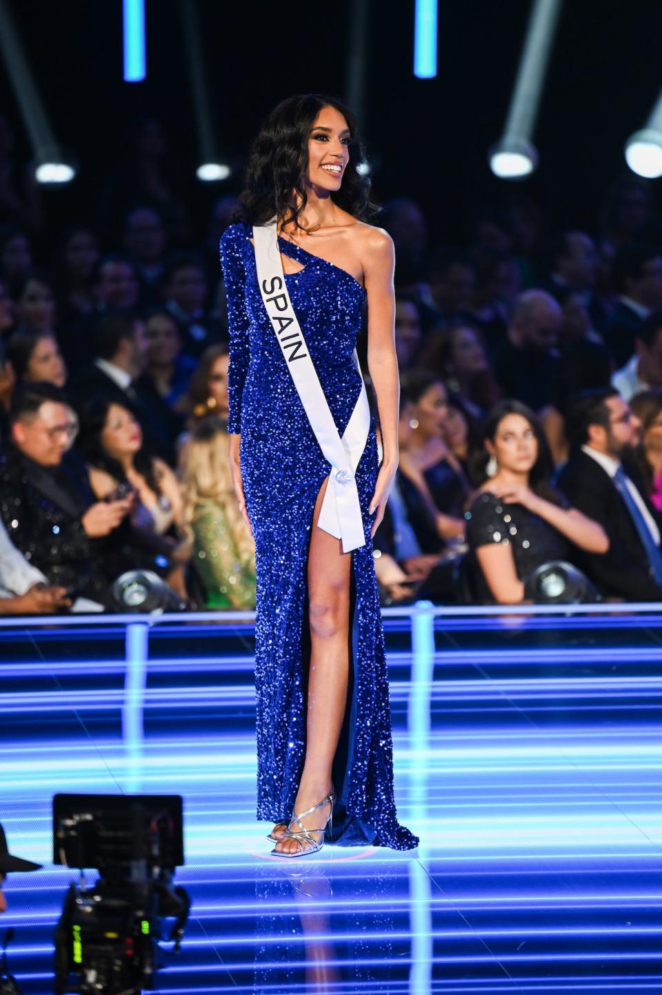 Miss Spain Athenea Pérez during the Miss Universe competition.