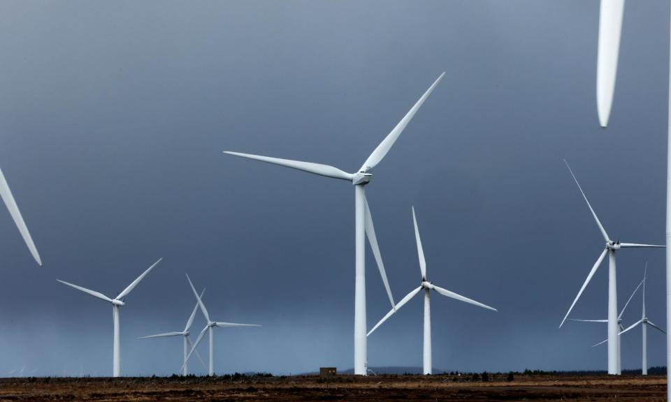 <span>The Resolution Foundation’s report advises that onshore wind projects should be prioritised.</span><span>Photograph: Murdo MacLeod/The Guardian</span>