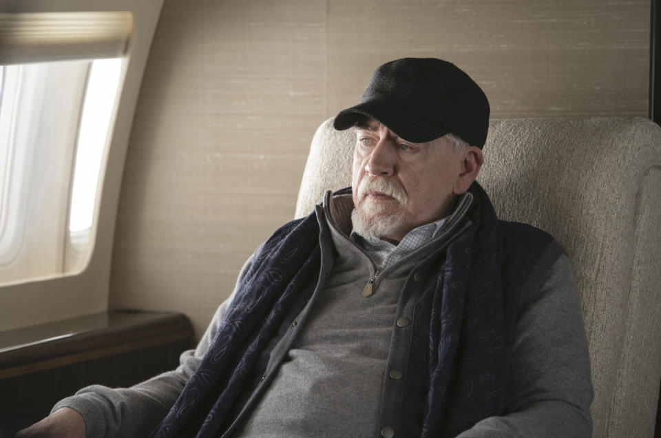 This image released by HBO shows Brian Cox in a scene from "Succession." (HBO via AP)