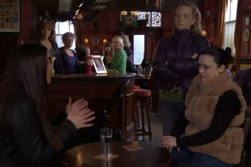 Lauren and Whitney had a showdown during Wednesday's episode of EastEnders