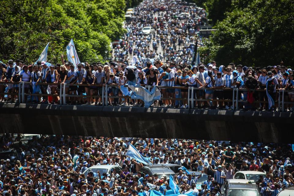 Argentina World Cup celebration