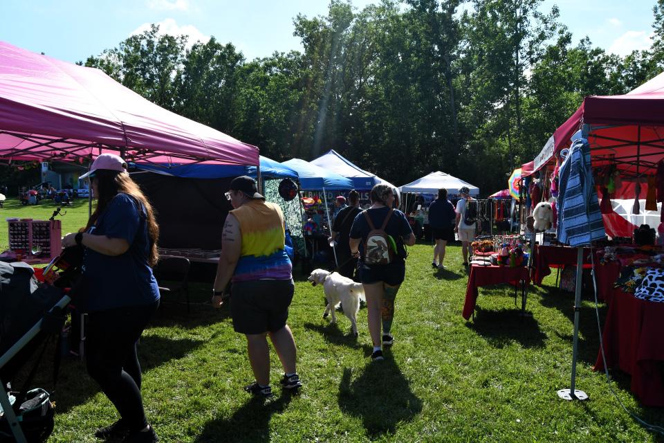 The Fremont Pride Festival was held July 8 in Walsh Park. It was the third year for the celebration.