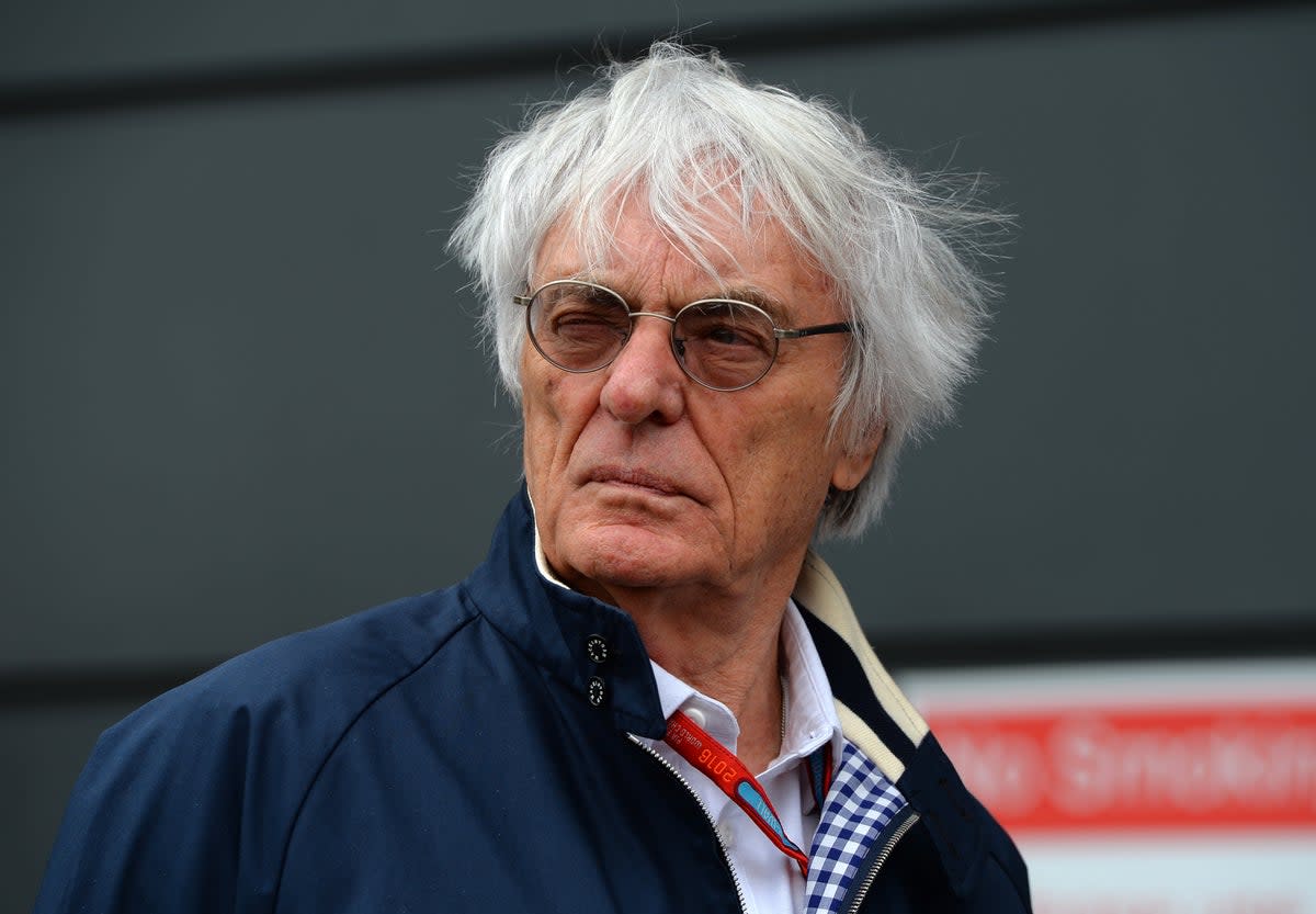James was previously married to Petra Ecclestone, the daughter of former Formula 1 boss, Bernie Ecclestone (pictured). The pair divorced in 2017. (PA Wire)