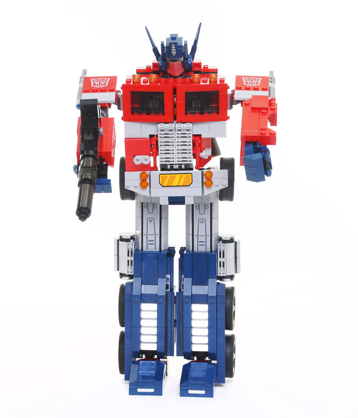 LEGO Icons Optimus Prime Transformers Robot Model Set, £160. (Argos/SWNS)