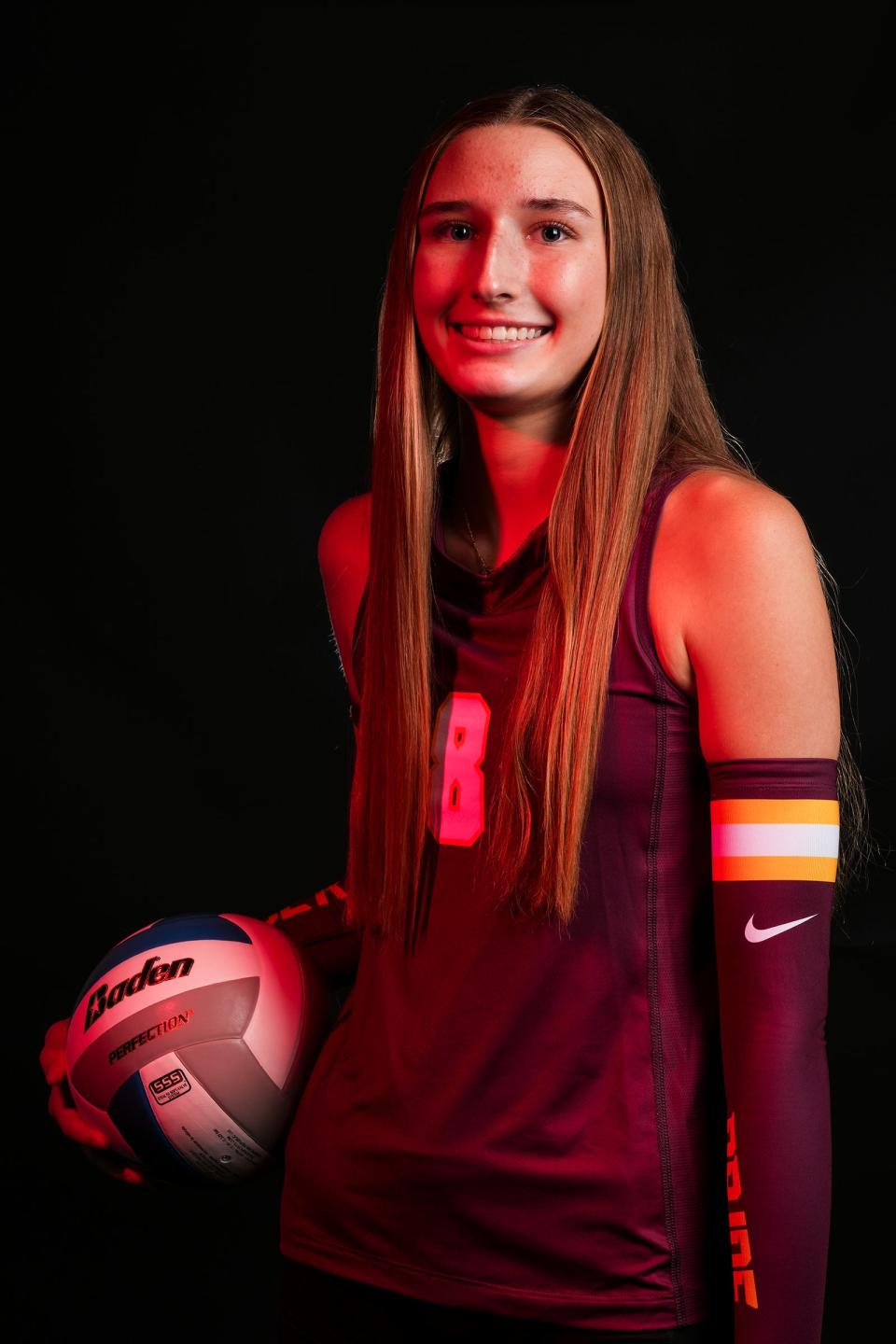 Sydney Lund was only a freshman when she helped Dripping Springs win last year's Class 6A state volleyball championship. She started to play competitively when she was 8 and plans to continue playing in college.
