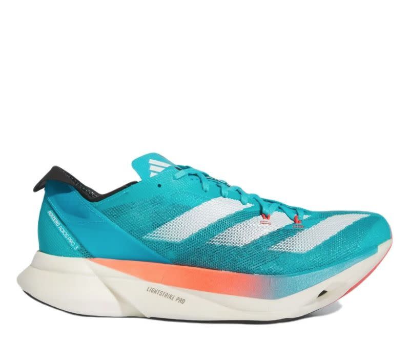 <p><a href="https://go.redirectingat.com?id=74968X1596630&url=https%3A%2F%2Fwww.adidas.com%2Fus%2Fadizero-adios-pro-3-running-shoes%2FIG3132.html&sref=https%3A%2F%2Fwww.runnersworld.com%2Fgear%2Fa19663621%2Fbest-running-shoes%2F" rel="nofollow noopener" target="_blank" data-ylk="slk:Shop Now;elm:context_link;itc:0;sec:content-canvas" class="link ">Shop Now</a></p><p>Adizero Adios Pro 3</p><p>adidas.com</p><p>$250.00</p>