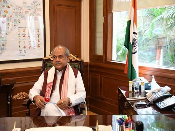 Union Minister of Agriculture and Farmers' Welfare, Narendra Singh Tomar (file photo)