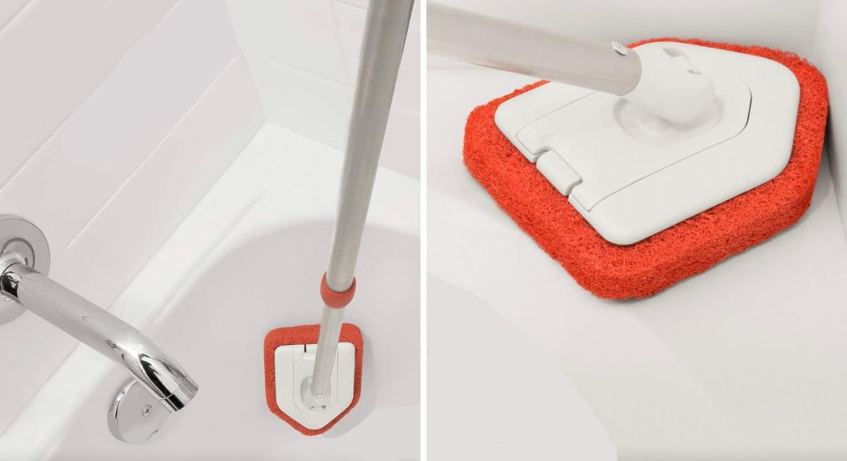 Saves the back!' This OXO extendable shower scrubber loved by
