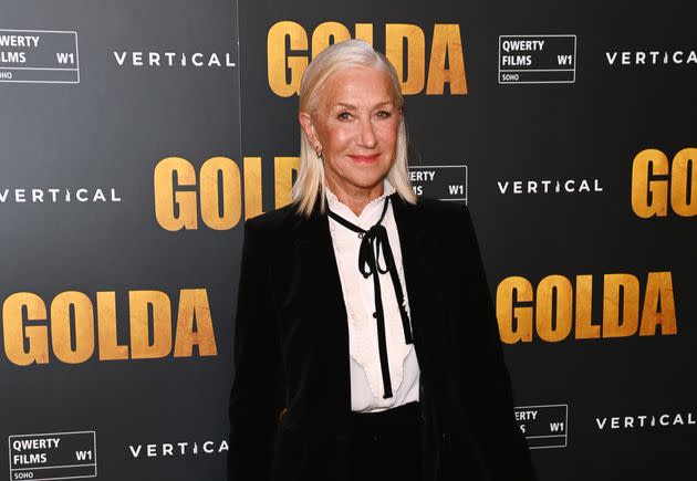 Dame Helen Mirren at a special screening of her new film Golda