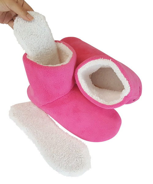 Pantuflas aptas para el microondas