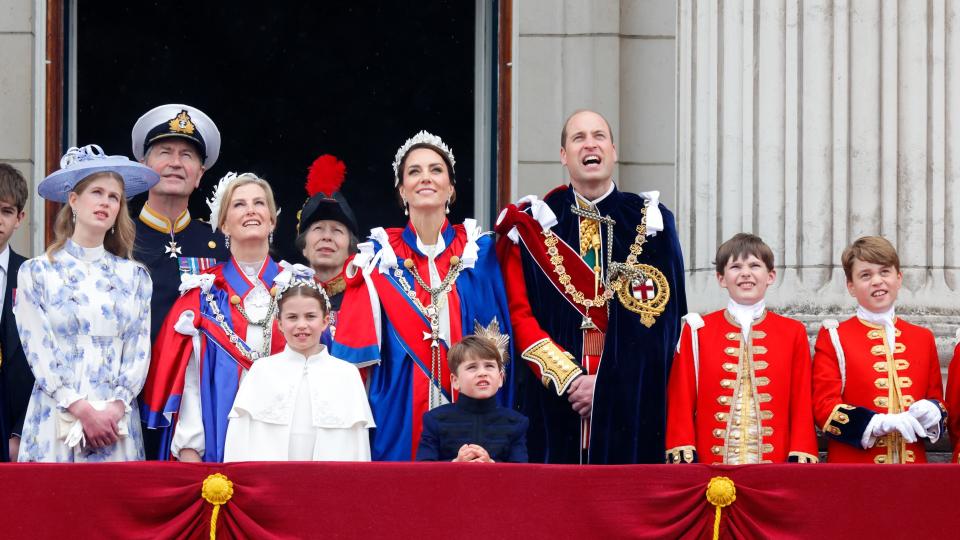 The royal family enjoyed a private lunch following the ceremony