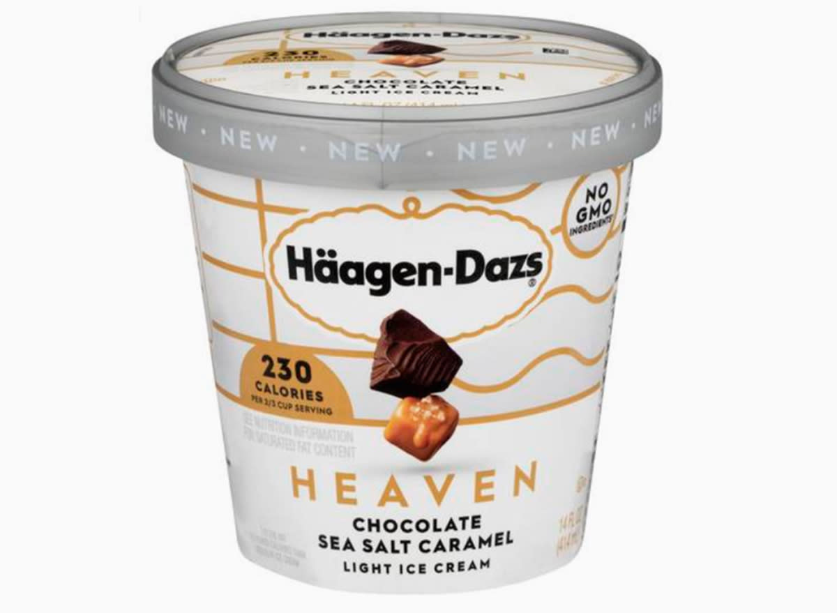 Haagen-Dazs Heaven Light Chocolate Sea Salt Caramel 