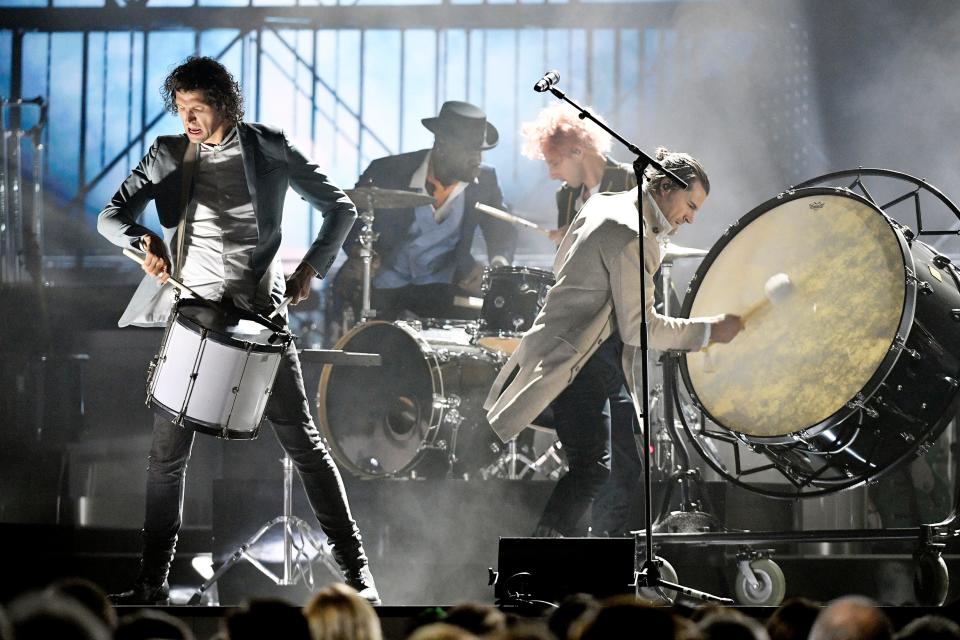 For King & Country performs “Little Drummer Boy” during the taping of “CMA Country Christmas” at the Curb Center on Belmont campus Wednesday, Sept. 25, 2019, in Nashville, Tenn. 