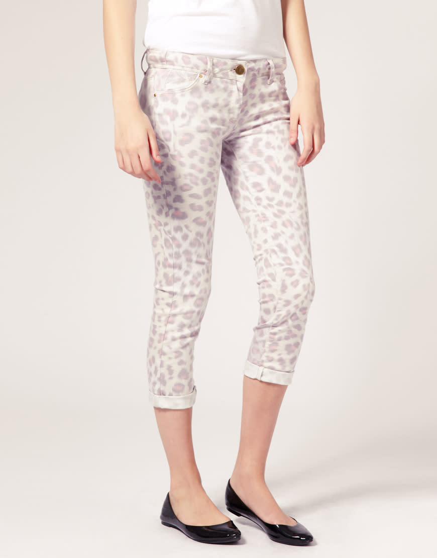 River Island Leopard Spring Skinny Jean, on sale for $42.08