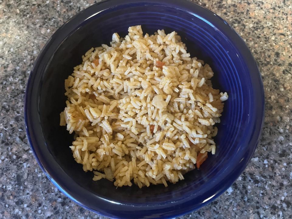 My finished Cajun rice. (Photo: Megan duBois)