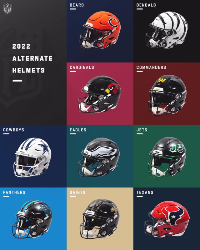 Ranking each of the NFL's new alternate helmets for 2022 - Sports