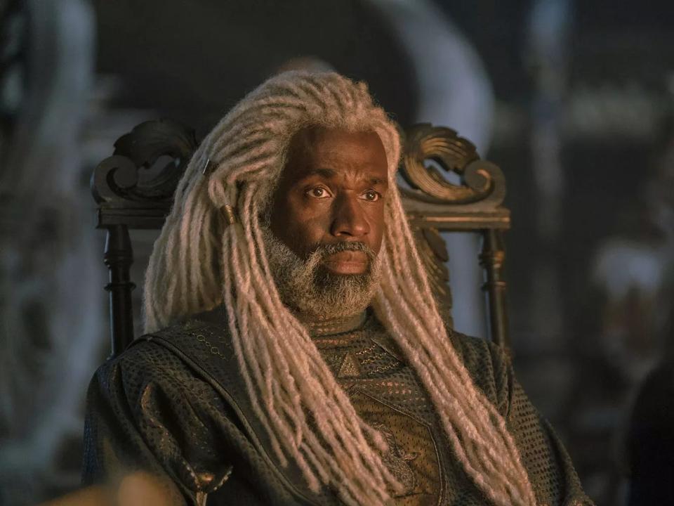Steve Toussaint as Corlys Velaryon in "House of the Dragon."