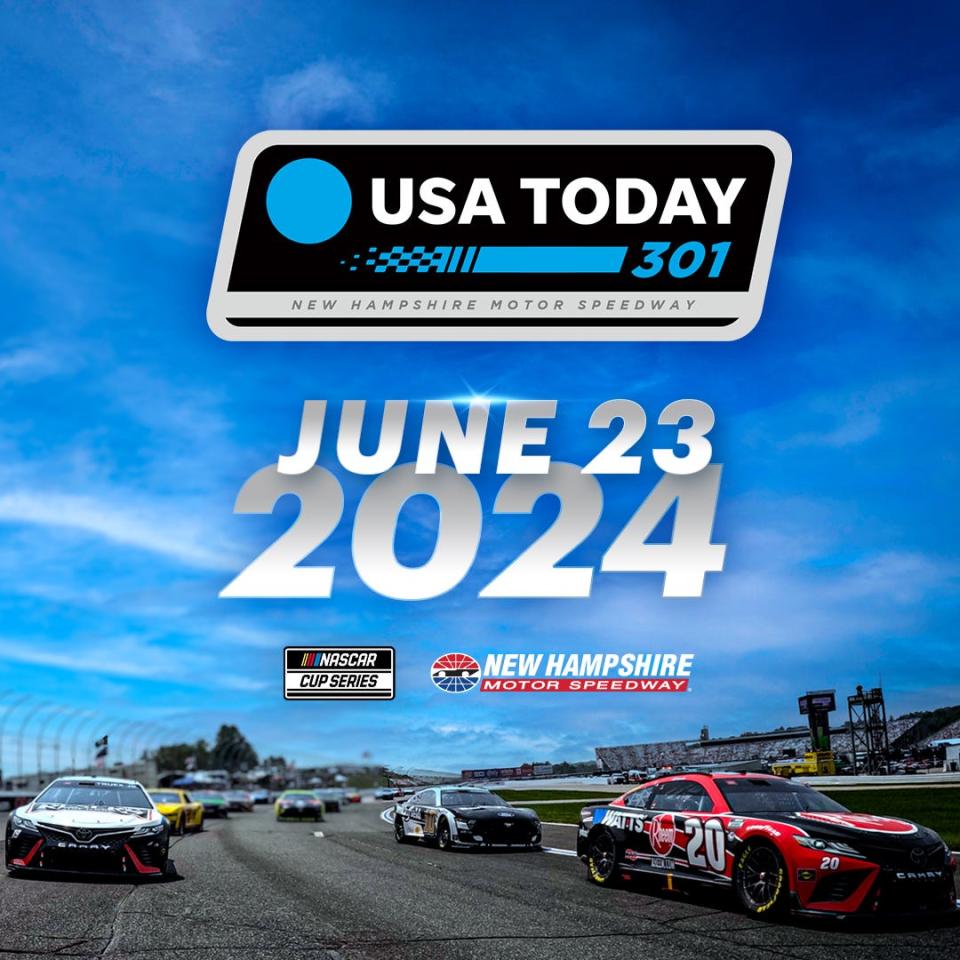 The USA TODAY 301 NASCAR Cup Series race will be held June 23 at New Hampshire Motor Speedway.