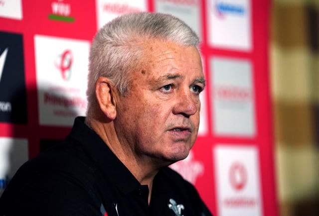 Wales head coach Warren Gatland