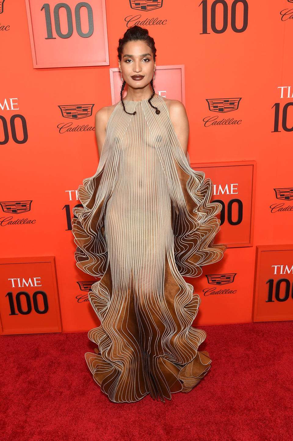 Indya Moore at the Time 100 Gala in New York on April 23.