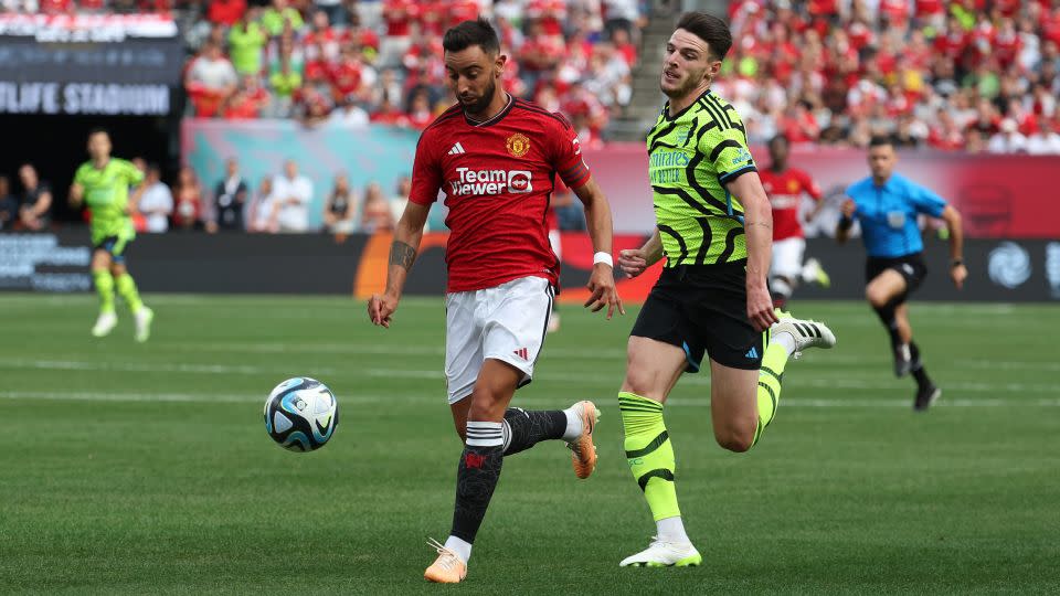 United beat Arsenal 2-0 in a recent preseason friendly in New Jersey. - Al Bello/Getty Images