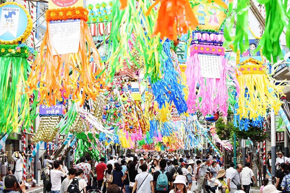 湘南平塚七夕祭（Photo by Atsushi Tomura, Image Source : Getty Editorial）