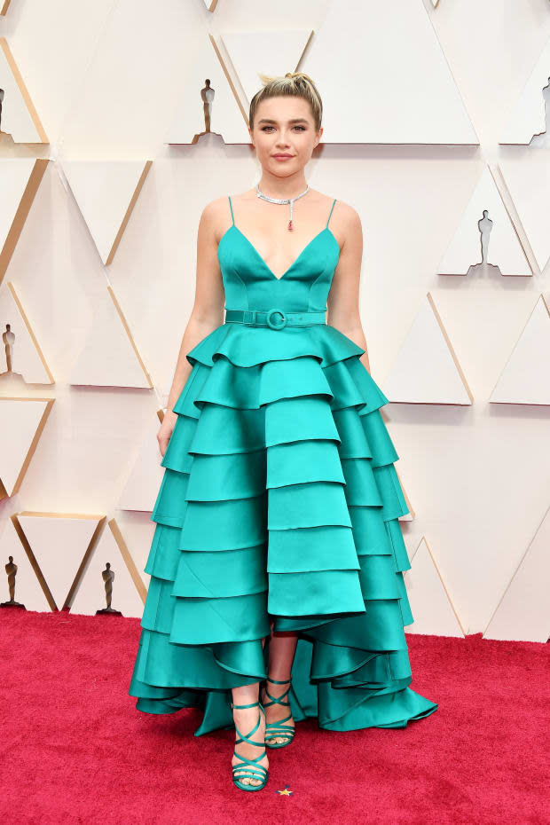 <p>Florence Pugh in Louis Vuitton at the 92nd Academy Awards.</p>