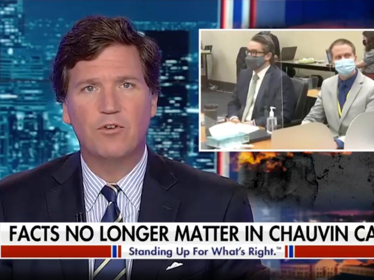 Tucker Carlson argued during his Monday show that ‘facts no longer matter’ to the media (Fox News)