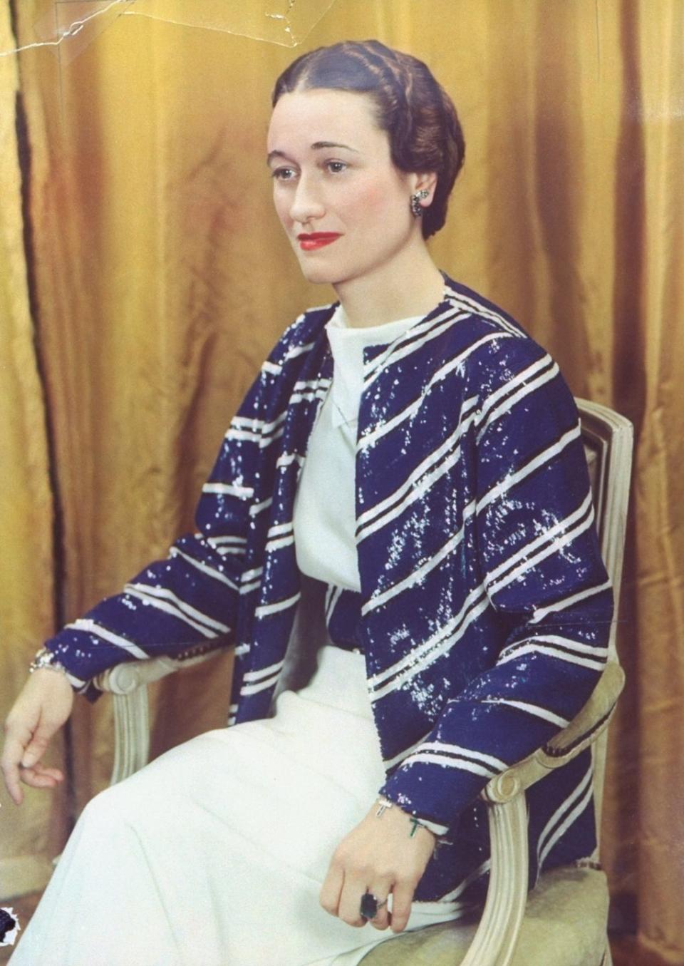 <p>King Edward VIII famously abdicated the throne in order to marry Wallis Simpson (she was twice divorced—not exactly Queen material at the time), and gave her a Cartier emerald ring that was inscribed, "We are ours now 27 X 36." Those numbers represent the date of their engagement. </p>