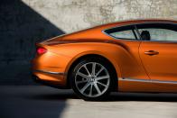 <p>It gives up four cylinders and some power to the W-12 but still promises to be plenty quick.</p>