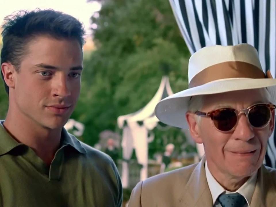 Brendan Fraser and Ian McKellen in a scene from the 1998 film "Gods and Monsters."