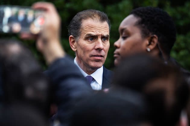 Hunter Biden, the son of President Joe Biden, attends the White House Easter Egg Roll on the South Lawn April 1, 2024.