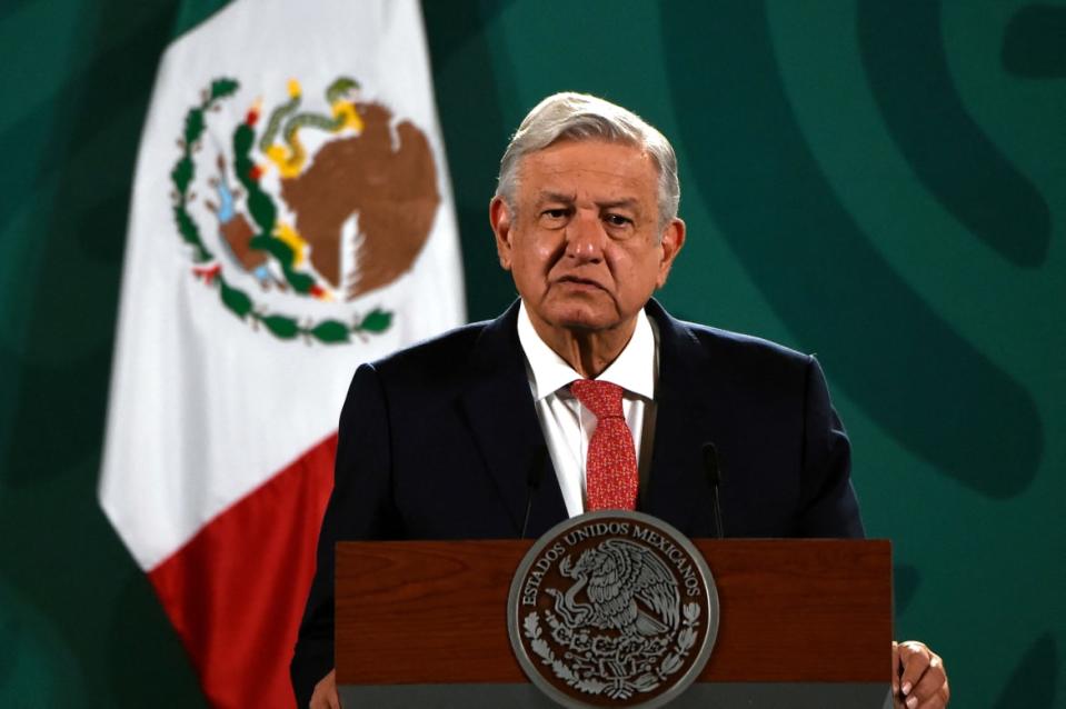 <div class="inline-image__caption"><p>Mexican President Andres Manuel Lopez Obrador.</p></div> <div class="inline-image__credit">Alfredo Estrella/Getty</div>