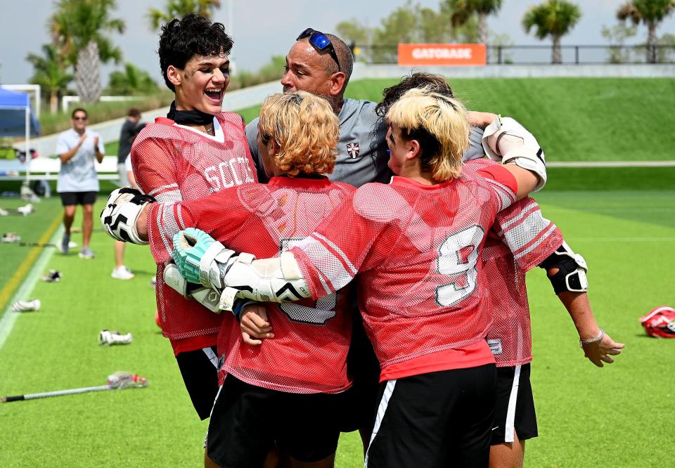 St. Andrews takes on the Bolles School in the boys 1A lacrosse state championship matchup in Naples.