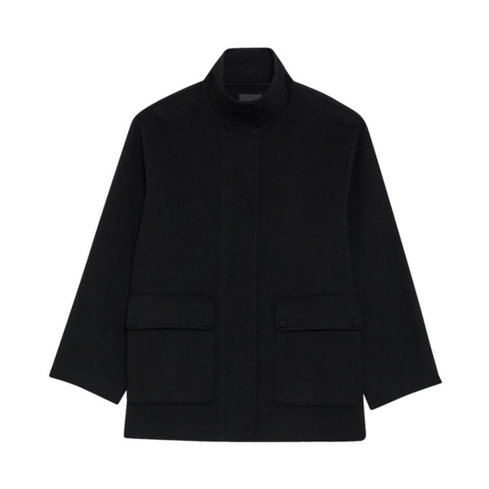 28) Wool & Cashmere Blend Coat