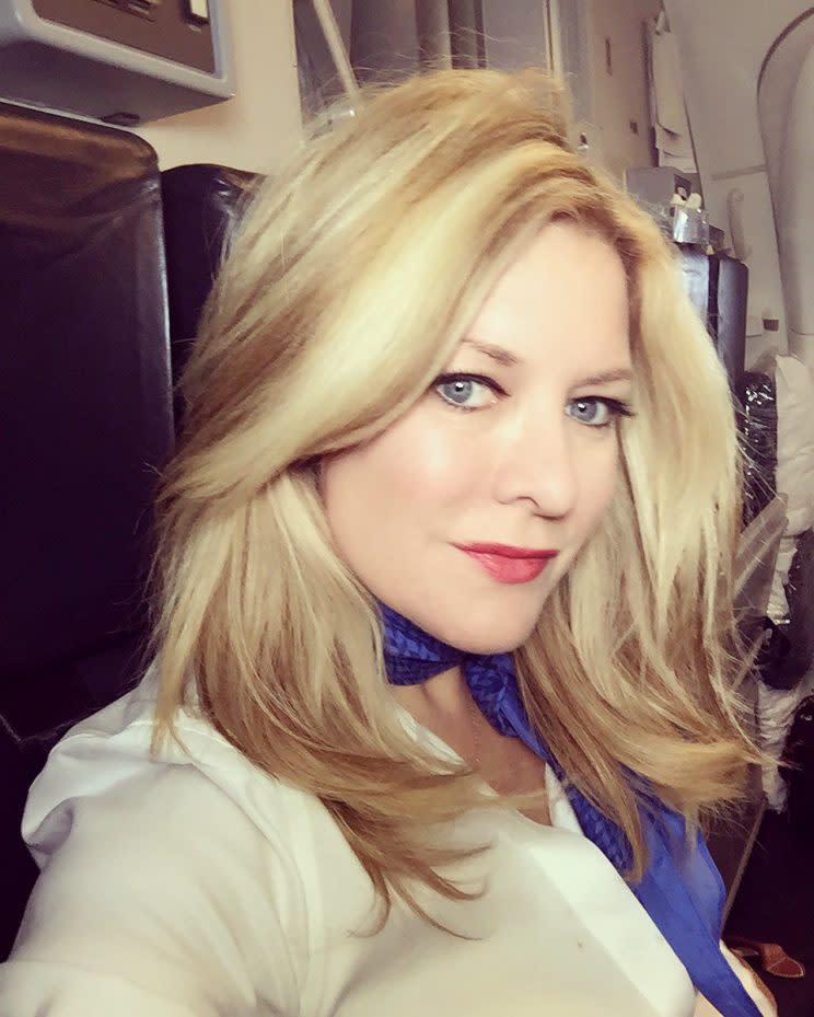 Author and veteran flight attendant Heather Poole