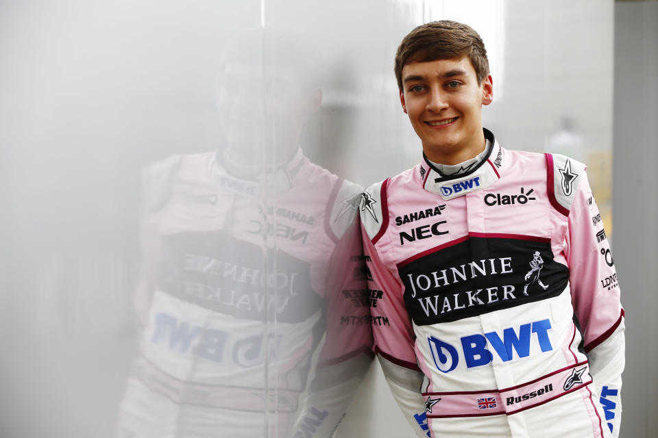 By George etc etc etc… George Russell becomes the latest Briton to try out in F1, with Force India in Sao Paulo