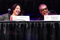 <p>Also at Comic-Con: <i>The Mandalorian</i> stars Ming-Na Wen and Giancarlo Esposito. </p>