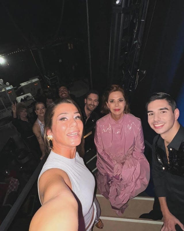 Elena Tablada en el concurso Bailando con las estrellas 