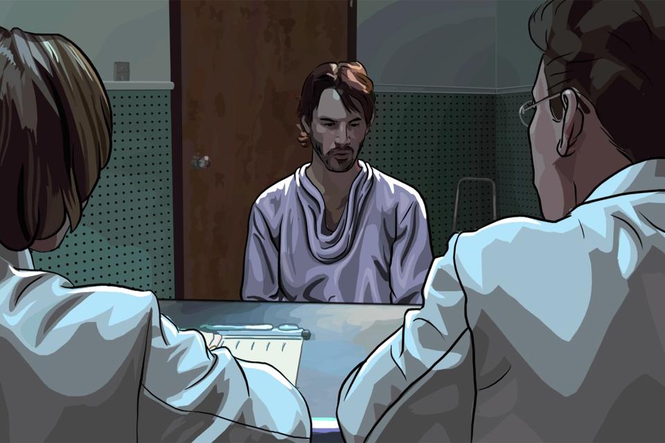 SCANNER DARKLY (2006) Keanu Reeves