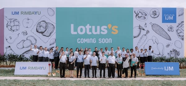 IJM Rimbayu welcomes Lotus’s, redefining community living and retail excellence.