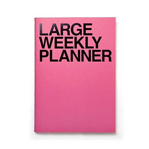 7) JSTORY Large Weekly Planner