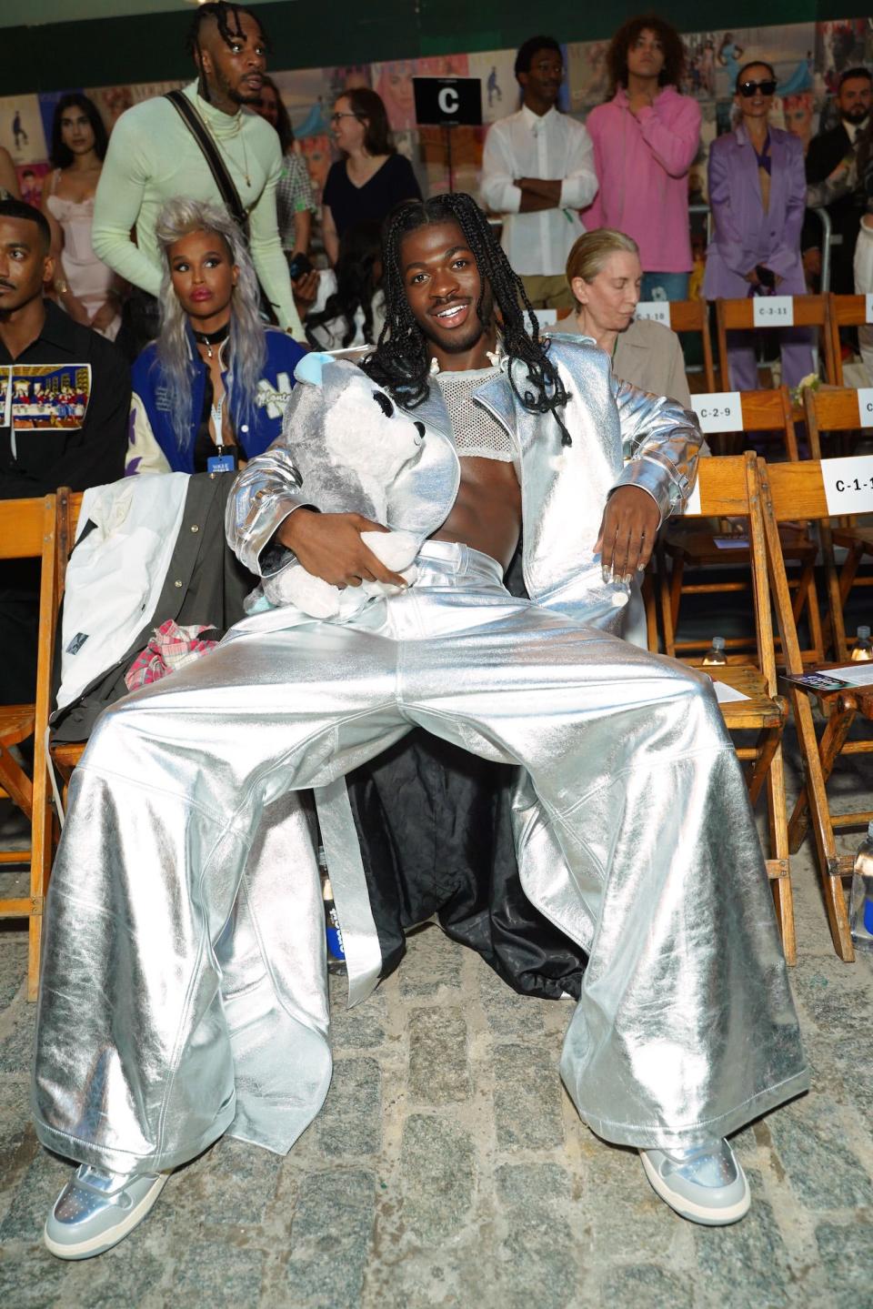 Lil Nas X attends the Vogue World runway show on September 12, 2022.