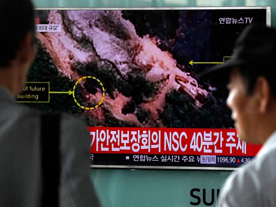 North Korea claims to have 'demolished' nuclear test site in presence of foreign journalists