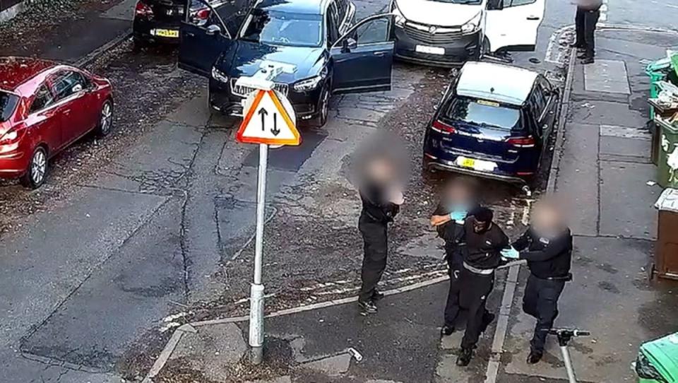 The moment the triple Nottingham killer was arrested by armed police (Nottinghamshire Police)